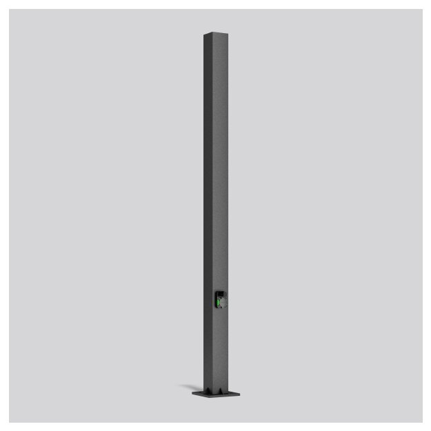 RZB 811404 Mast mit Wallbox Anthrazit