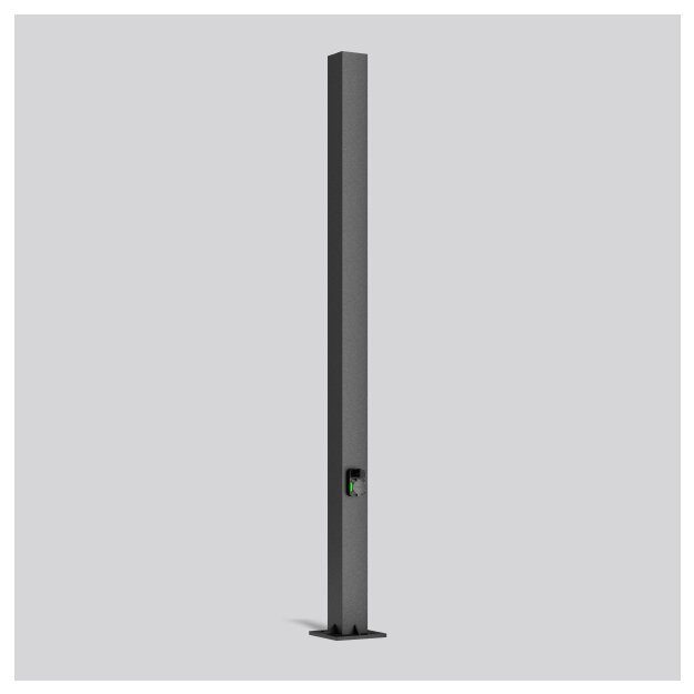 RZB 811432 Mast mit Wallbox Anthrazit