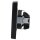 Jung Serie LS Komplett-Set Schwarz: LS981SW Rahmen 1-fach + LS1520SW SCHUKO® Steckdose
