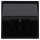 Jung Serie LS Komplett-Set Schwarz: LS981SW Rahmen 1-fach + LS1520KLSW SCHUKO® Steckdose mit Klappdeckel