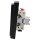 Jung Serie LS Komplett-Set Schwarz: LS981SW Rahmen 1fach + 506U Wippschalter Universal Aus-Wechsel + LS990SW Wippe
