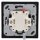 Jung Serie LS Komplett-Set Schwarz: LS981SW Rahmen 1fach + 506U Wippschalter Universal Aus-Wechsel + LS990SW Wippe