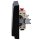 Jung Serie LS Komplett-Set Schwarz: LS995SW Serienwippe + 505U Wippschalter Serien + LS981SW Rahmen 1fach