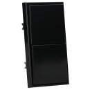Jung Serie LS Komplett-Set Schwarz: LS982SW Rahmen 2fach...