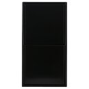 Jung Serie LS Komplett-Set Schwarz: LS982SW Rahmen 2fach...