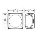 Hensel ENYCASE DK 0400 B Kabelabzweigkasten bis 4 qmm 3 phasig 6 qmm 1 phasig ohne Klemme