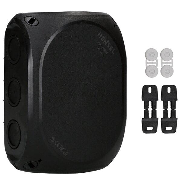 Hensel DK 1000 B Kabelabzweigkasten IP66 in Schwarz