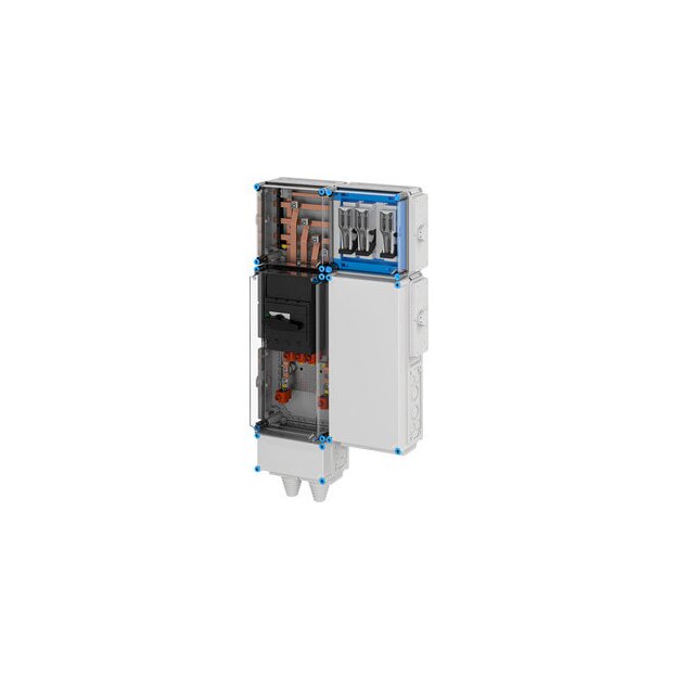 Hensel Mi EV 44kW 3000 Ladeverteiler für bis zu 3 Doppelladepunkte à 22kW
