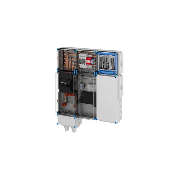 Hensel Mi EV 44kW 3001 Ladeverteiler für bis zu 3 Doppelladepunkte à 22kW
