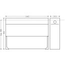 Hensel Mi EV MB 1 Aufbausockel für Außenschrank