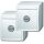 Exklusives Angebot: Busch-Jaeger 20/20 EWSL-54 2 SCHUKO® Steckdosen (Thermoplast) Alpinweiß ocean® (IP 44) 2CKA002083A0836 - nur für kurze Zeit