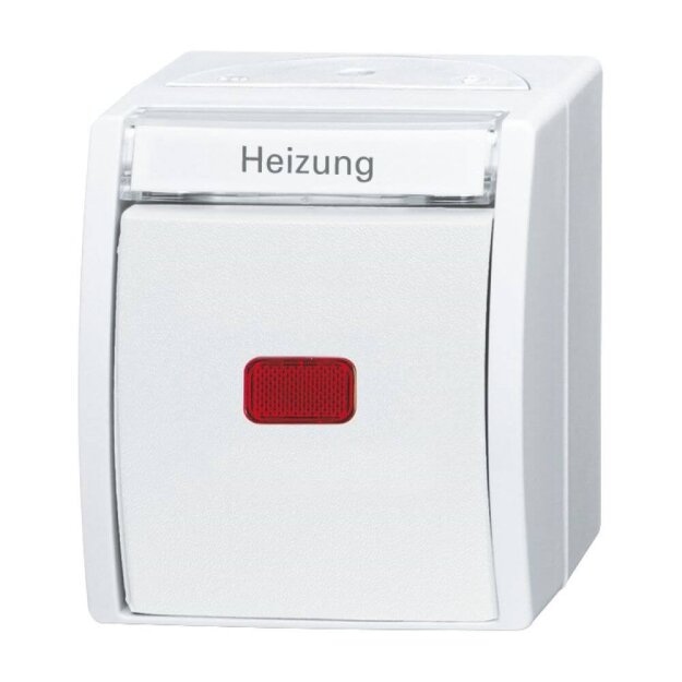Exklusives Angebot: Busch-Jaeger 2601/6 SKWNH-54 Wippkontrollschalter/Heizungsschalter Aus- und Wechselschaltung (Thermoplast) Alpinweiß ocean® (IP 44) 2CKA001085A1631 - nur für kurze Zeit