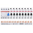 ABB FlexLine Set: 8x SX201-B16 Sicherungsautomat B + 1x...