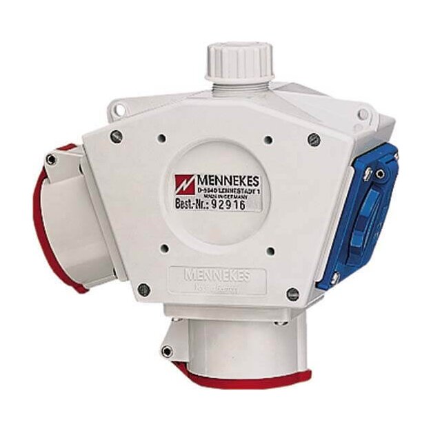 Mennekes DELTA-BOX 2xCEE 16A 5P Schuko 92916