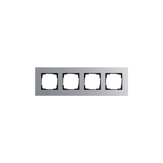 Exklusives Angebot: Gira 021417 Abdeckrahmen 4-fach Gira Esprit Aluminium - nur für kurze Zeit