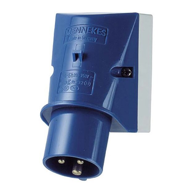 Mennekes Wandstecker 16A 3p 6h 230V IP44 332