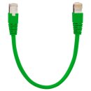 Rutenbeck Patchkabel Cat.6A iso 0,5 m Grün  PK...