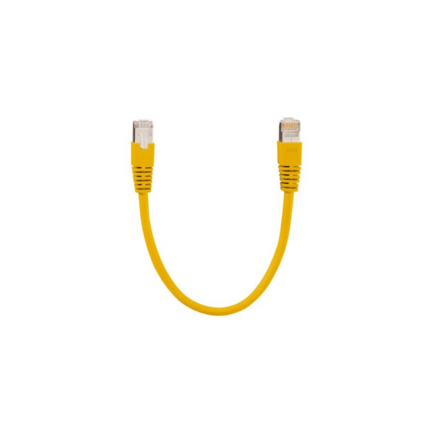 Rutenbeck Patchkabel Cat.6A iso 0,5 m Gelb  PK Cat.6A iso