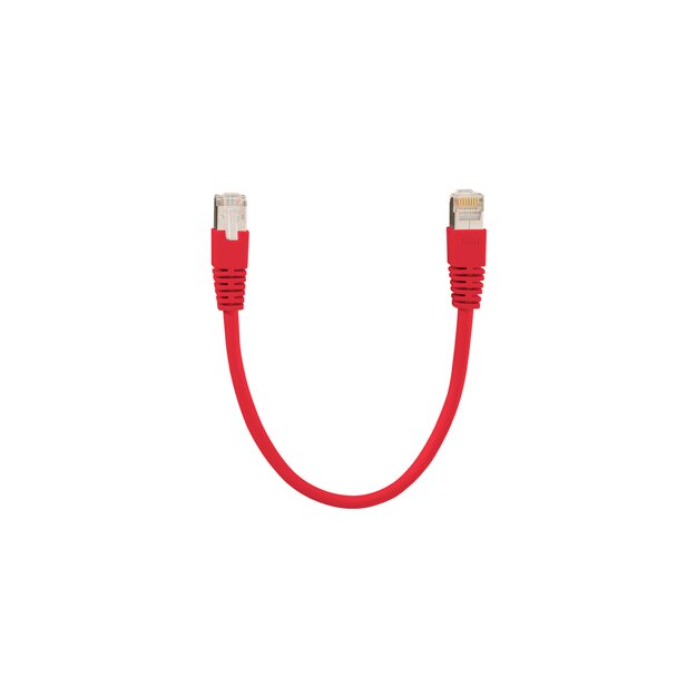 Rutenbeck Patchkabel Cat.6A iso 10 m Rot  PK Cat.6A iso