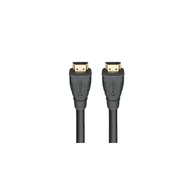 Rutenbeck HDMI-Endgeräte-Anschlusskabel  2 m Schwarz  AKE HDMI 2 m