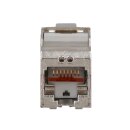 Rutenbeck 40GB-Universalmodul (RJ45-Modul) geschirmt passend für Standard-Keystone-Ausschnitte UM-Cat.8.1/Class I 40/25/10G