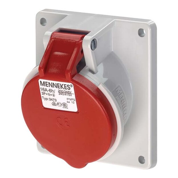 Mennekes Anbaudose TwinContact 16A 5p 6h 400V IP44 3473