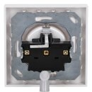 Jung Serie A Komplett-Set Alpinweiß: A1520WW SCHUKO Steckdose + A5581BFWW Rahmen 1fach