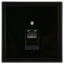 Jung Serie LS Komplett-Set Schwarz: Cat.6A...