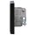 Jung Serie LS Komplett-Set Schwarz: Cat.6A iso-Anschlussdose + LS969-1UASW Abdeckung f. IAE/UAE-Anschlussdose + LS981SW Rahmen 1-fach