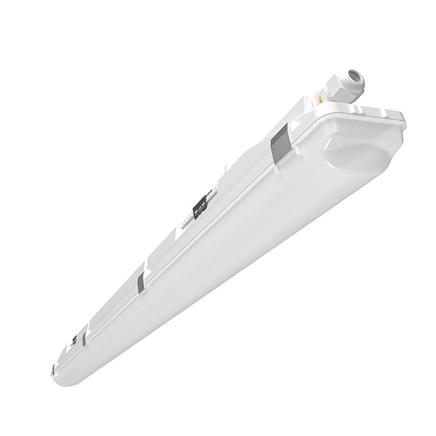 Esylux EO10310584 LED-Feuchtraumleuchten mit integrierten DALI-2-zertifizierten Treibern Bewegungsmelder (HF) und ENEC-Prüfzeichen OLIVIA-2 MPL 1200 OP 5300 840 IP66 5x2.5 MD DALI-2
