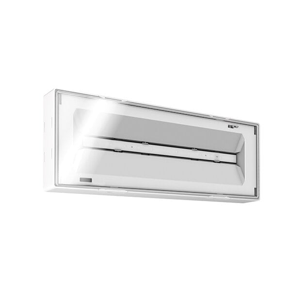 Esylux EN10077098 Notleuchte 3 h / 8 h Rettungswegbeleuchtung LED-Technik selbstüberwachend Aufputz- und Deckenmontage ELX EL LED 3h/8h IR SC SM
