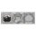 Jung Serie A Komplett-Set Alpinweiß: Antennensteckdose EDU 04 F + A561PLTVWW Abdeckung + Cat.6A Anschlussdose + A569-2BFPLUAWW Abdeckung + A1520WW SCHUKO Steckdose + A5583BFWW Rahmen 3-fach
