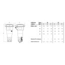 Mennekes Kupplung AM-TOP 16A 3p 6h 230V IP67 540