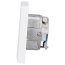 Jung Serie LS Komplett-Set Alpinweiß: Cat.6A iso-Anschlussdose UAE-Cat.6A iso-8 Up 0 + LS969-1UAWW Abdeckung f. IAE/UAE-Anschlussdose + LS981WW Rahmen 1-fach