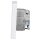 Jung Serie LS Komplett-Set Alpinweiß: Cat.6A iso-Anschlussdose UAE-Cat.6A iso-8/8 Up 0 + LS969-2UAWW Abdeckung f. IAE/UAE-Anschlussdose + LS981WW Rahmen 1-fach
