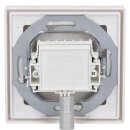 Jung Serie LS Komplett-Set Alpinweiß: LS981WW Rahmen 1fach + LS969TWW Abdeckung f. TAE-Anschlussdose + TAE-Anschlussdose TAE 3x6 NFN Up 0 rw