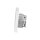 Jung Serie LS Komplett-Set Alpinweiß: Cat.6A iso-Anschlussdose + LS969-1UAWW Abdeckung + TAE-Anschlussdose + LS969TWW Abdeckung f. TAE-Anschlussdose + LS982WW Rahmen 2-fach