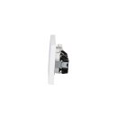 Jung Serie LS Komplett-Set Alpinweiß: LS969TWW Abdeckung f. TAE-Anschlussdose + TAE-Anschlussdose TAE 3x6 NFN Up 0 rw + 2x LS1520WW SCHUKO Steckdose + LS983WW Rahmen 3-fach