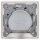Jung Serie LS Komplett-Set Alpinweiß: Triax EDA 302 F Antennendose 3-Loch Stichdose SAT/TV/R + LS990SATWW Abdeckung f. SAT-TV-Steckdose + LS981WW Rahmen 1-fach
