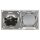 Jung Serie LS Komplett-Set Alpinweiß: Antennensteckdose EDU 04 F + LS990TVWW Abdeckung f. SAT-TV-Steckdose + LS1520WW SCHUKO Steckdose + LS982WW Rahmen 2-fach
