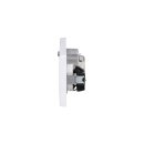 Jung Serie LS Komplett-Set Alpinweiß: 3-Loch Triax EDA 302 F Stichdose SAT/TV/R + Jung LS990SATWW Abdeckung + Cat.6A iso-Anschlussdose + LS969-2UAWW Abdeckung + SCHUKO Steckdose + LS983WW Rahmen 3-fach