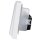 JUNG LS IP 44 Set Alpinweiß: LS1520KLWW SCHUKO Steckdose m. Klappdeckel + 551WU Dichtungsflansch + LS981WW Rahmen 1-fach