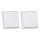 JUNG LS IP 44 Set Alpinweiß 2x: LS1520KLWW SCHUKO Steckdose m. Klappdeckel + 551WU Dichtungsflansch + LS981WW Rahmen 1-fach