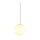 SLV 1008533 SUN 40 PD E27 Pendelleuchte Pendellänge 400 cm rund gold