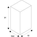 SLV 227001 4-FACH GARTENSTECKDOSEN Außensteckdose IP44 mit 1,4 m Anschlussleitung und Schutzkontaktstecker