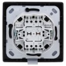 Gira Set: Wechselschalter 310600 + 1fach Rahmen 021133 + Wechselwippe 3296600 + 325400 IP44 Set