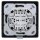 Gira Set: Wechselschalter 310600 + 1fach Rahmen 021133 + Wechselwippe 3296600 + 325400 IP44 Set