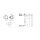 Mennekes Anbaudose TA 63A 5p 6h 400V IP44 1252A