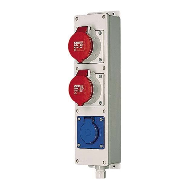 Mennekes Steckdosenleiste TL 2-fach CEE 16A 5P Schuko 96703