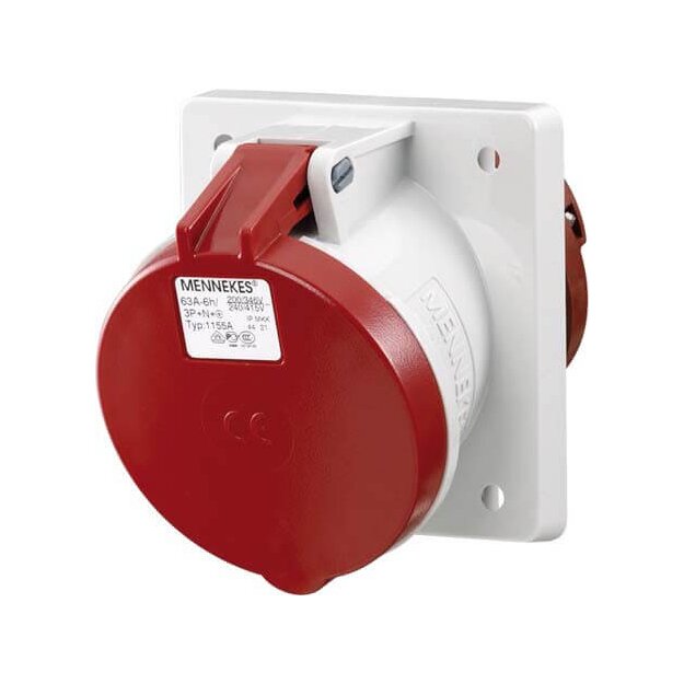 Mennekes Anbaudose TA 63A 5p 6h 400V IP44 1155A